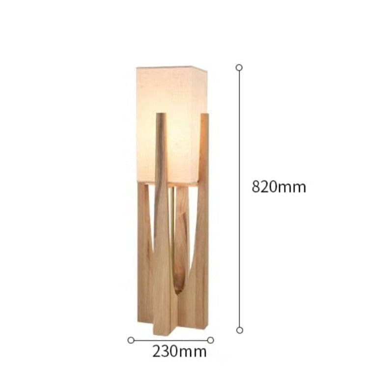 Mid Century Table Lamp | Japanese Light | Rustic | Wood Floor | Casalola - Lamps