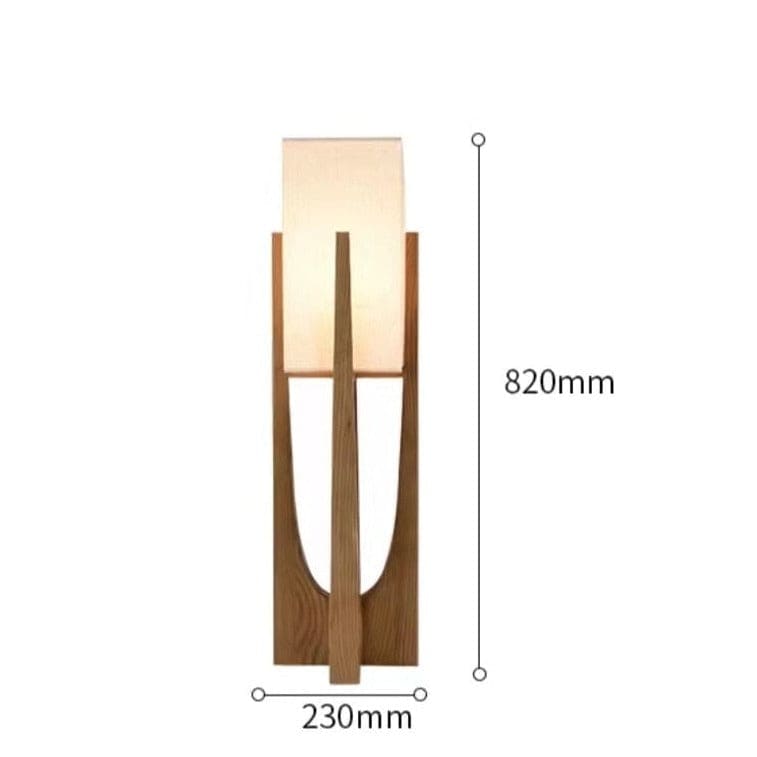 Mid Century Table Lamp | Japanese Light | Rustic | Wood Floor | Casalola - Lamps