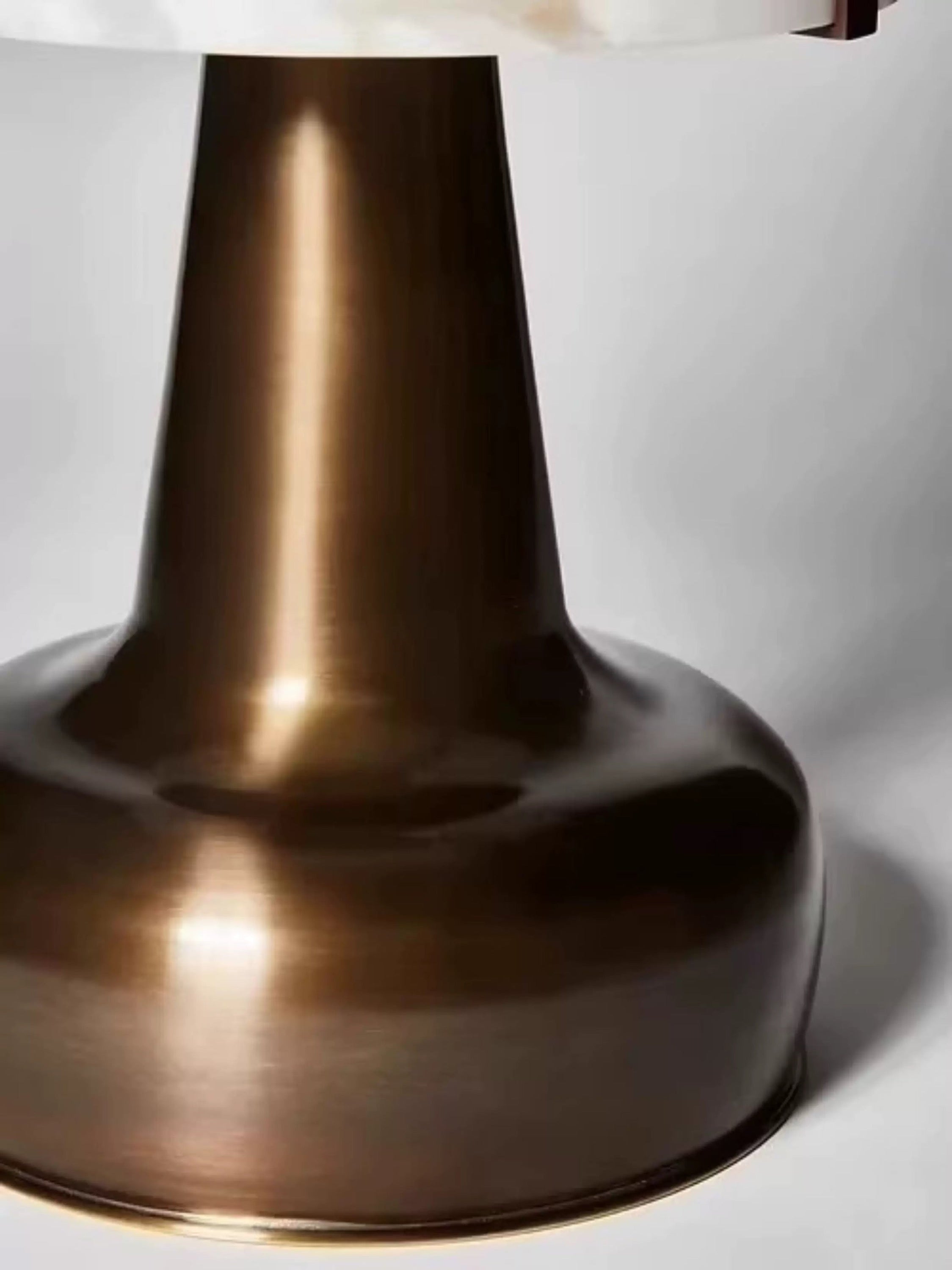 Alabaster Marble Table Lamp with Bronze Base | Luxury Designer Lighting for Bedroom Living Room Casalolalights Luxury