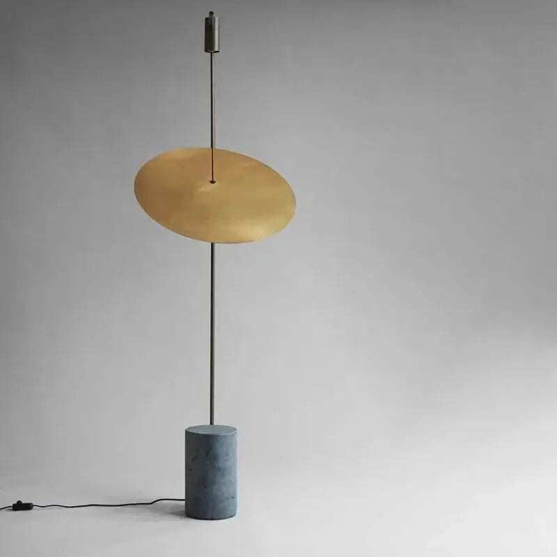 Mid-modern Marble Floor Lamp for Living Room Bedroom - Lamps