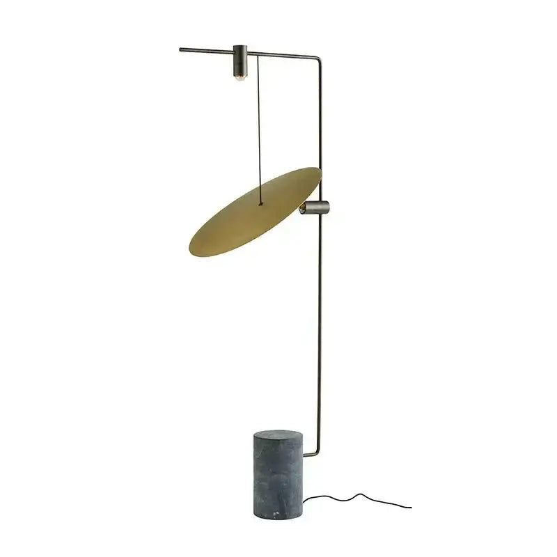 Mid-modern Marble Floor Lamp for Living Room Bedroom - Lamps