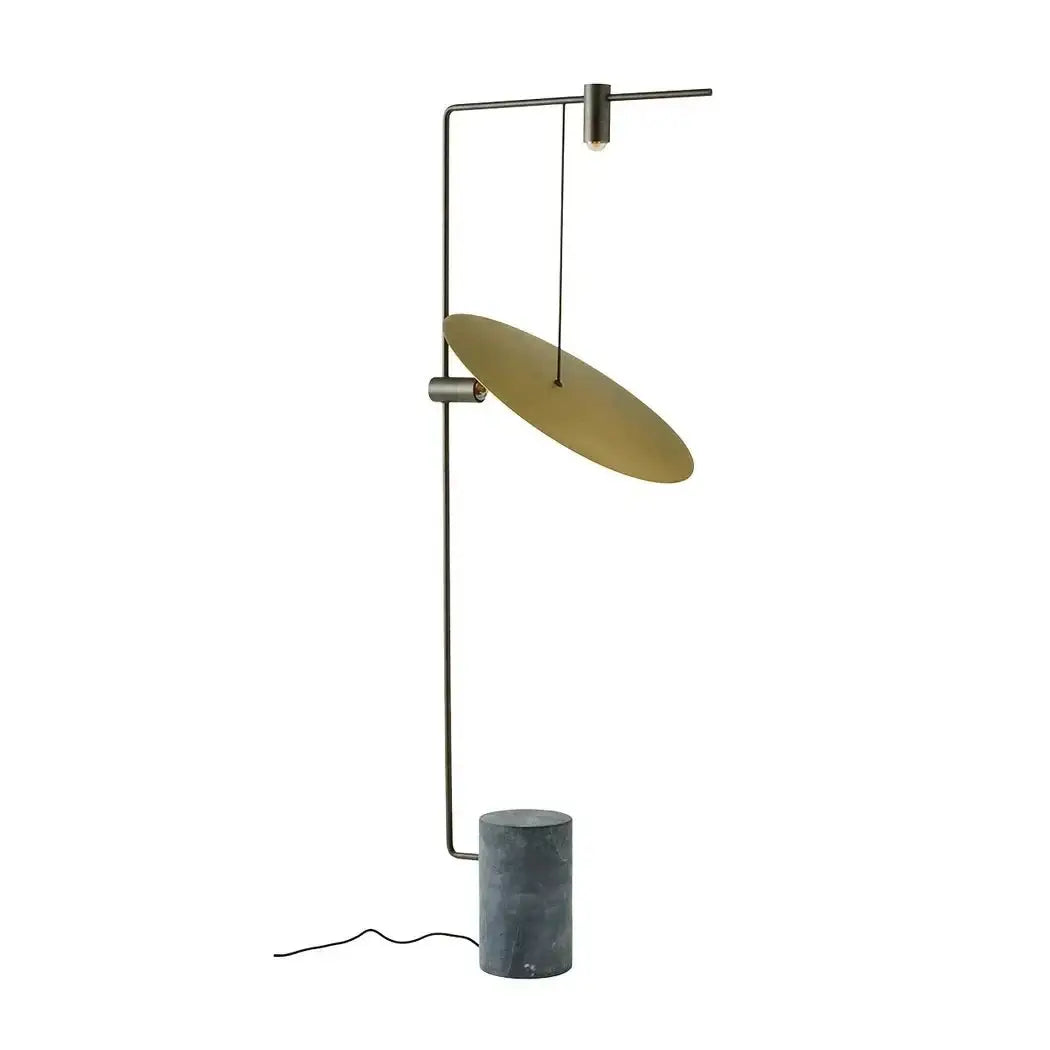 Mid-modern Marble Floor Lamp for Living Room Bedroom - Lamps