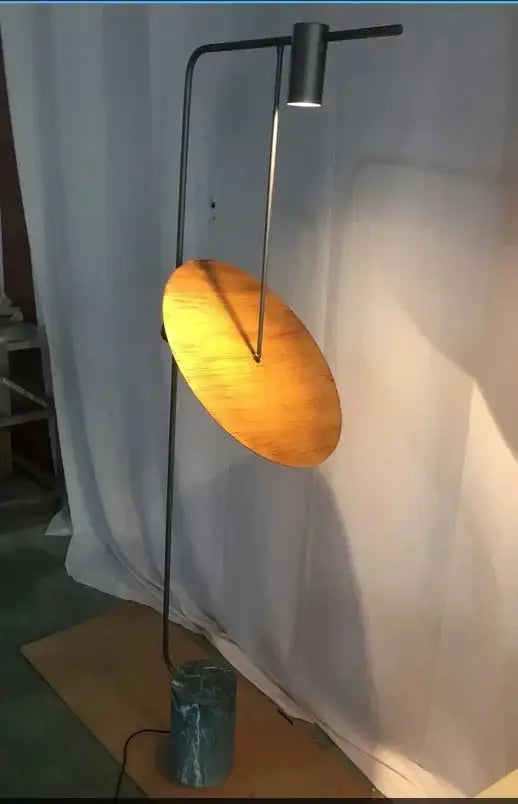 Mid-modern Marble Floor Lamp for Living Room Bedroom - Lamps