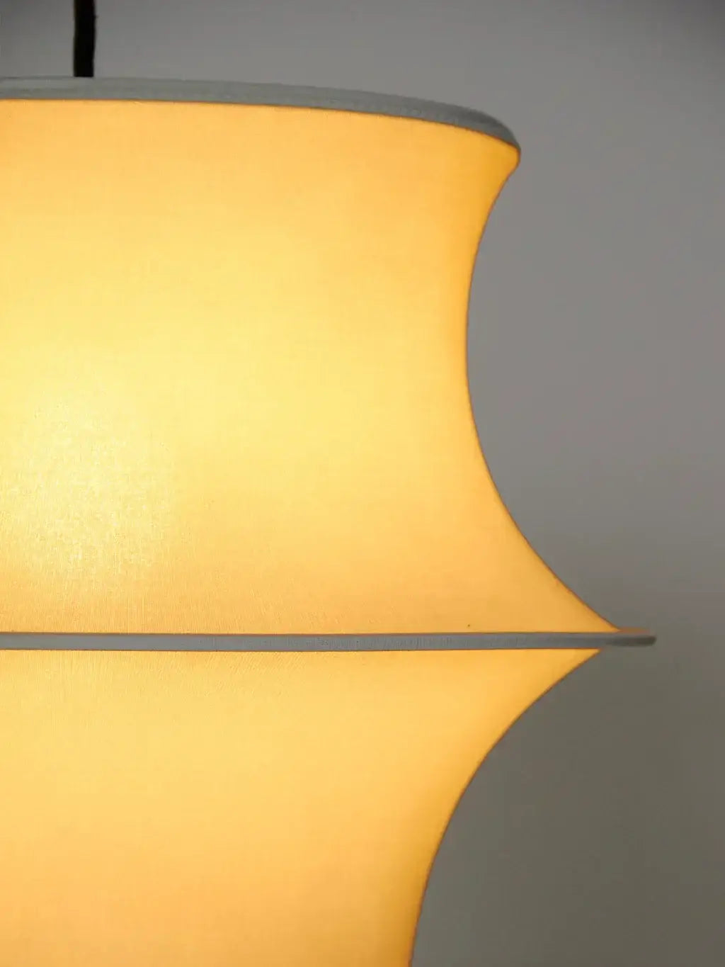 Modern Minimalism Floor Lamp in Fabric and Iron for Living Room or Bedroom - Lamps