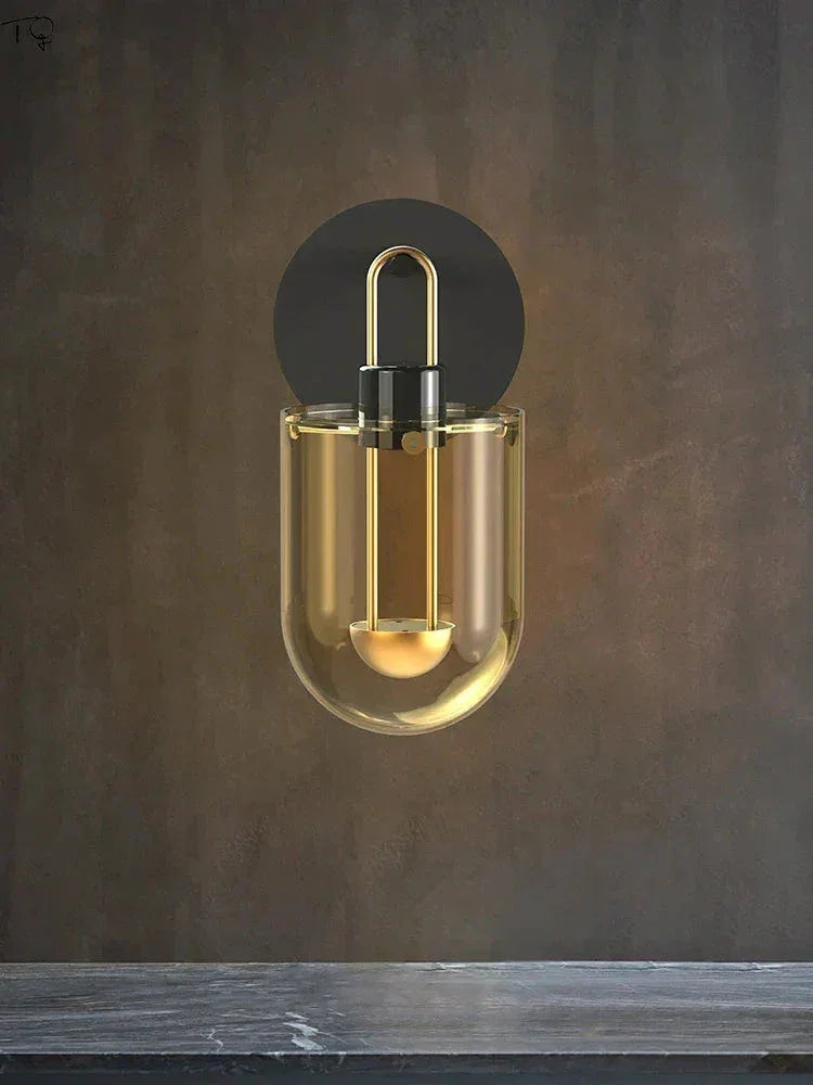Minimalist Led Wall Lamp Bedside Sconce for Living Room - Sconces