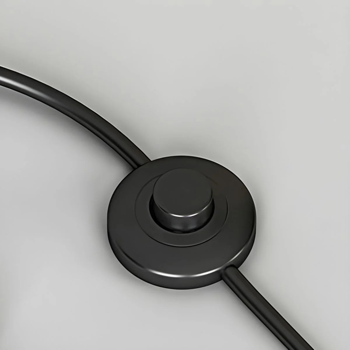 Minimalist Metal Black Arc Floor Lamp Sleek Design | Polished Chrome Finish