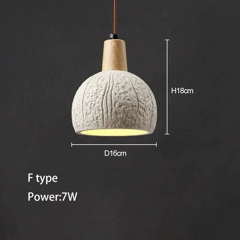 Minimalist Natural Pendant Lamps for Dining Room Bedroom Living - Lamps