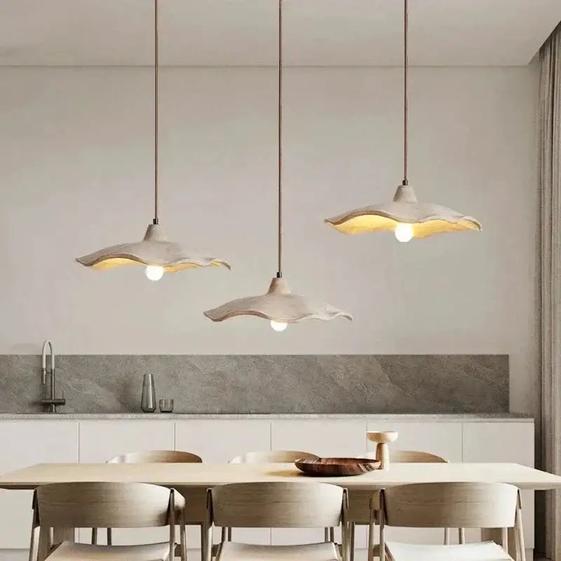 Minimalist Natural Pendant Lamps for Dining Room Kitchen Island Stairs - Lamps