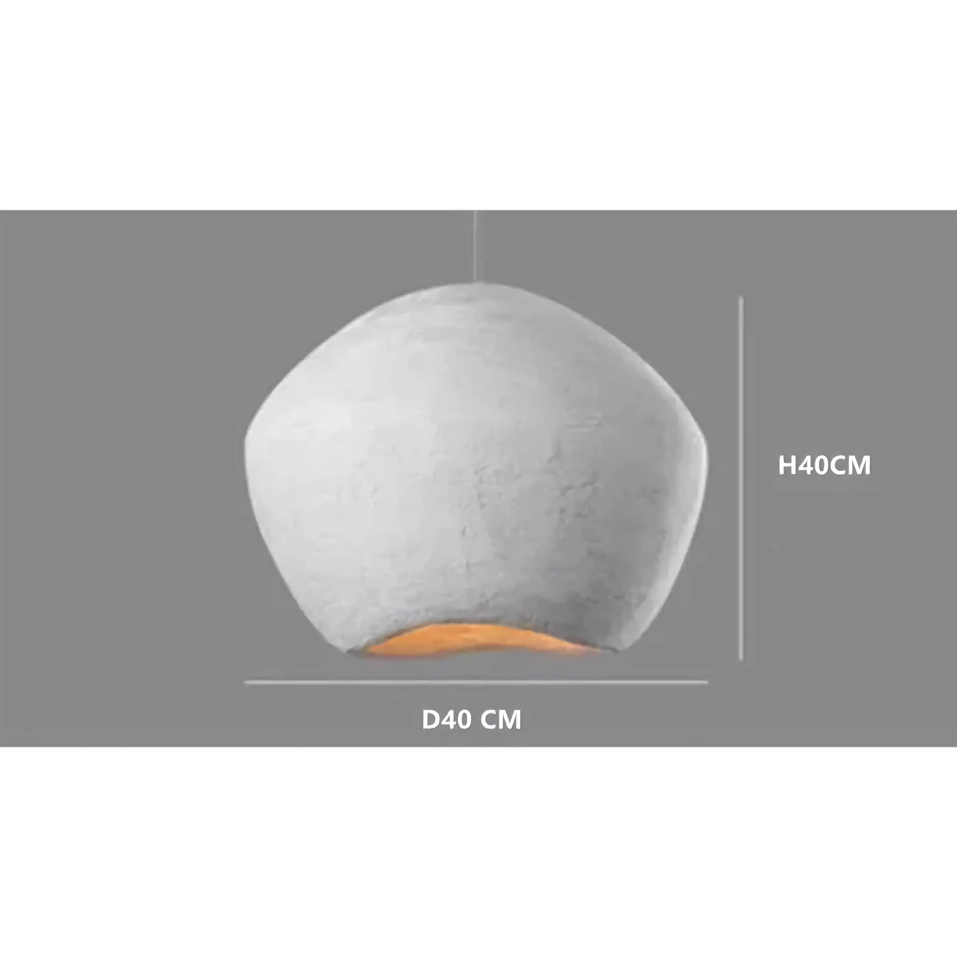 Hand Sculpted Pendant Lamp – Minimalist Modern Lighting for Restaurants Bars and Living Rooms