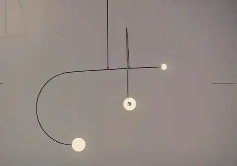 Black Linear Kitchen Island Lighting | Mobile Pendant | Modern Chandelier | Casalola - Chandeliers