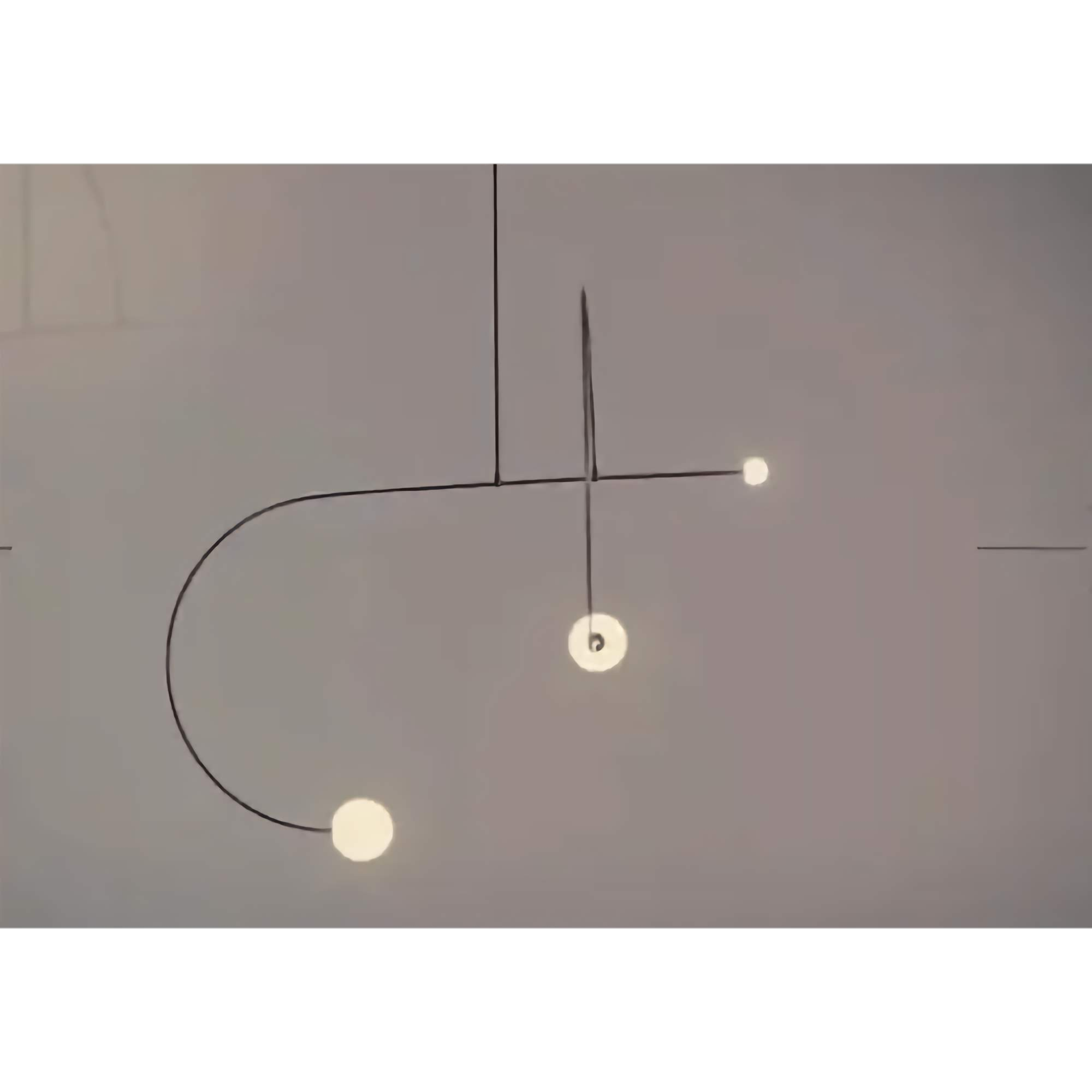 Black Linear Kitchen Island Lighting | Mobile Pendant | Modern Chandelier | Casalola