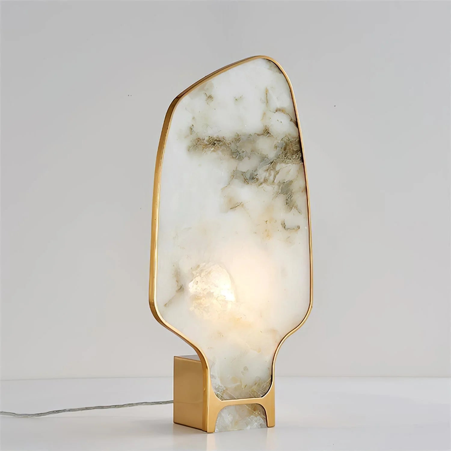 Modern Alabaster Table Lamp for Bedroom or Living Room | Casalola Lights