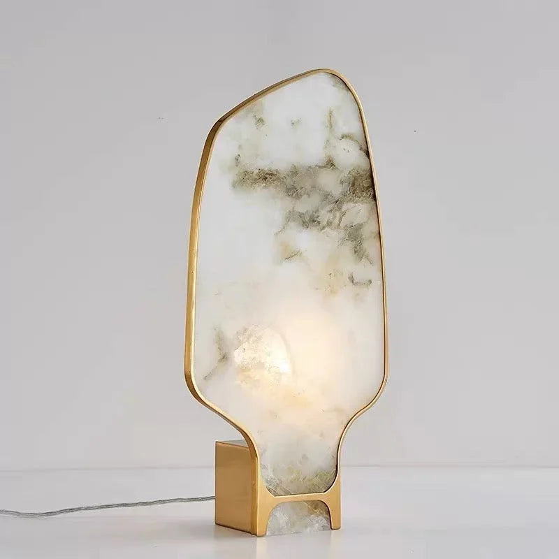 Modern Alabaster Table Lamp for Bedroom or Living Room | Casalola Lights