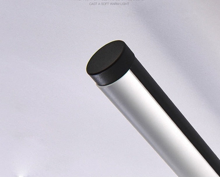 Black Led Bar Flush Mount Ceiling Light | Modern Lamps for Kitchen Dining Room Bedroom - Mounts