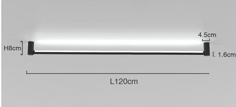 Black Linear Track Lighting | Wall Sconces | Modern Bar Lamp