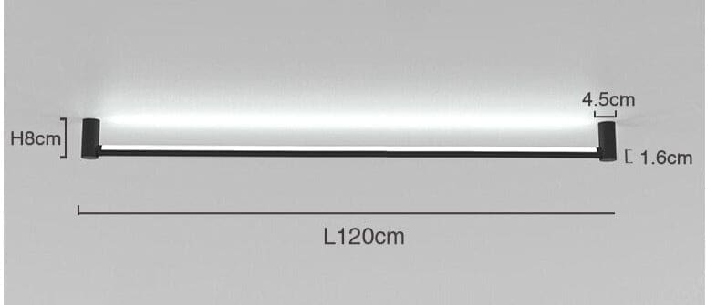 Black Linear Track Lighting | Wall Sconces | Modern Bar Lamp