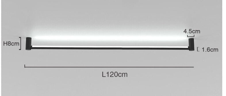 Black Linear Track Lighting | Wall Sconces | Modern Bar Lamp