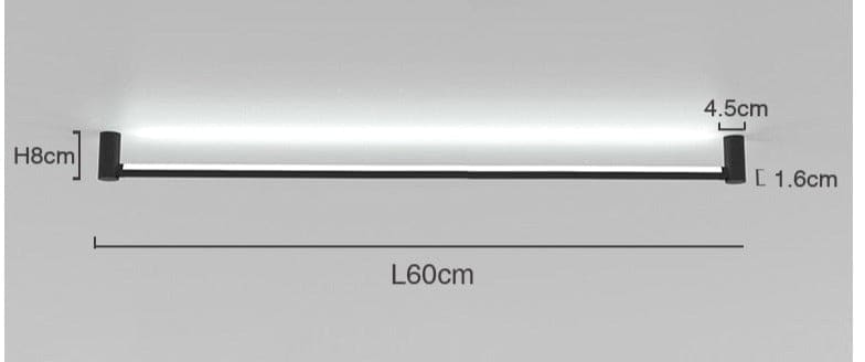 Black Linear Track Lighting | Wall Sconces | Modern Bar Lamp