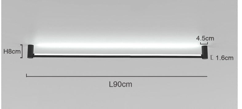 Black Linear Track Lighting | Wall Sconces | Modern Bar Lamp