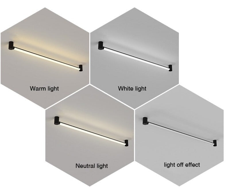 Black Linear Track Lighting | Wall Sconces | Modern Bar Lamp