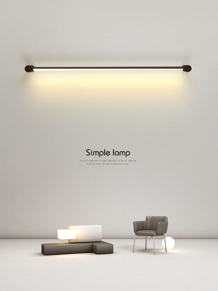 Black Linear Track Lighting | Wall Sconces | Modern Bar Lamp