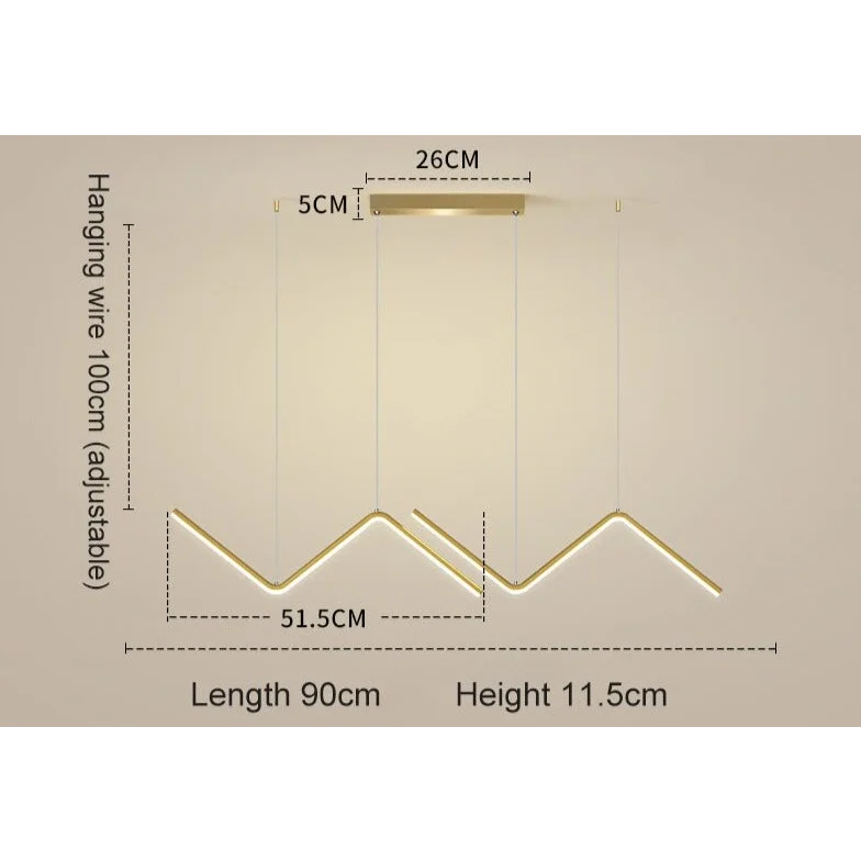 Modern Linear Pendant Lighting | Led Kitchen | Casalola Casalolalights Luxury Lamps for Interior Designers