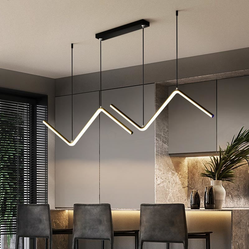 Modern Linear Pendant Lighting | Led Kitchen | Casalola - Lamps