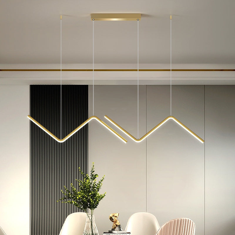 Modern Linear Pendant Lighting | Led Kitchen | Casalola - Lamps
