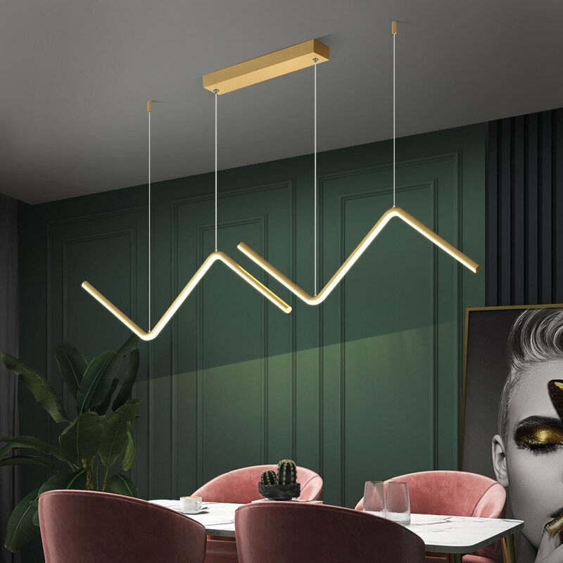 Modern Linear Pendant Lighting | Led Kitchen | Casalola - Lamps