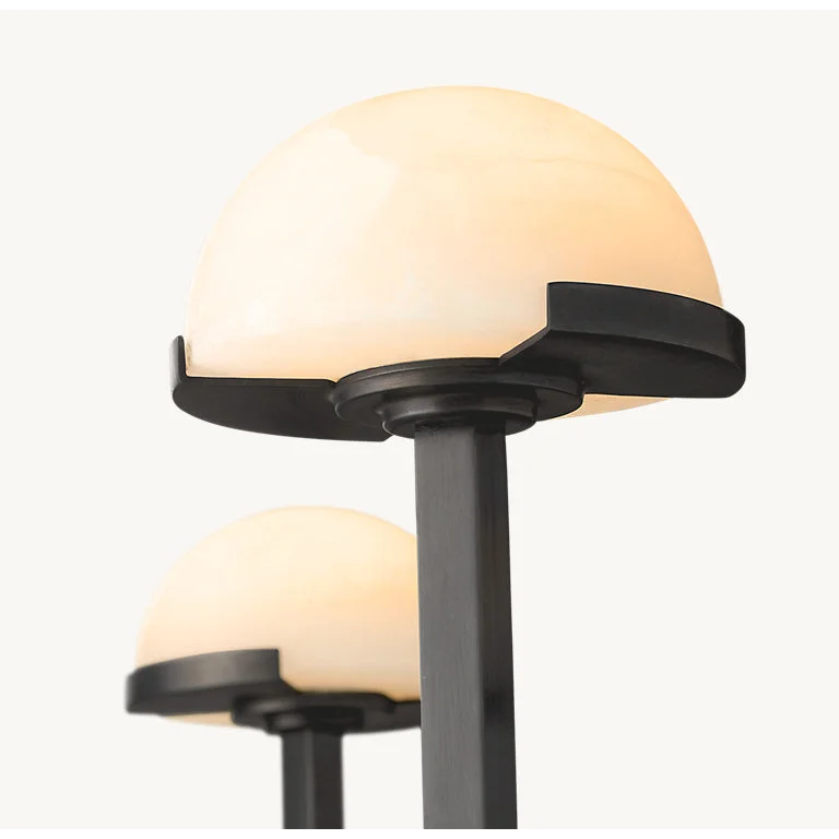 Copper and Alabaster Chandelier for Living Room or Dining | Casalola Lights