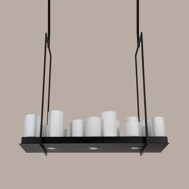 Candle Chandelier | Led Faux-marble Linear Modern Transitional Dining & Kitchen Island Casalolalights Luxury Lamps