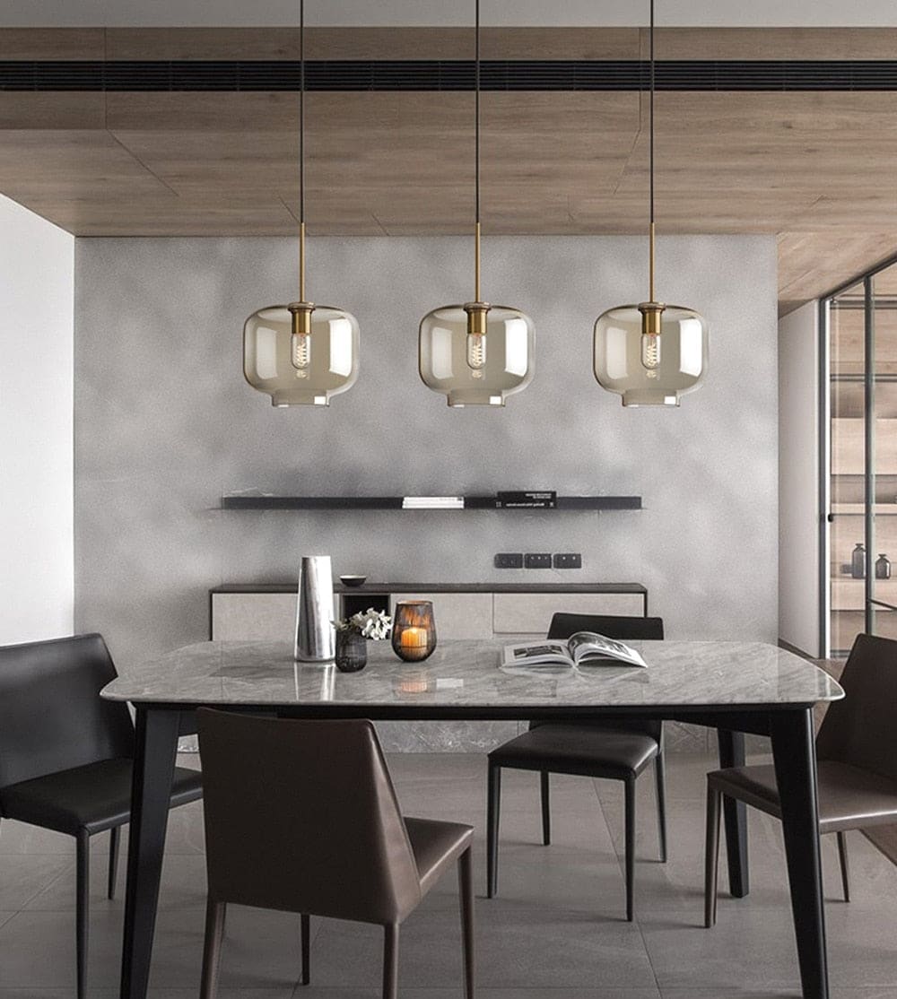 Modern Pendant Lighting | 1-light Glass Lamp | Kitchen Dining Room | Casalola - Lamps