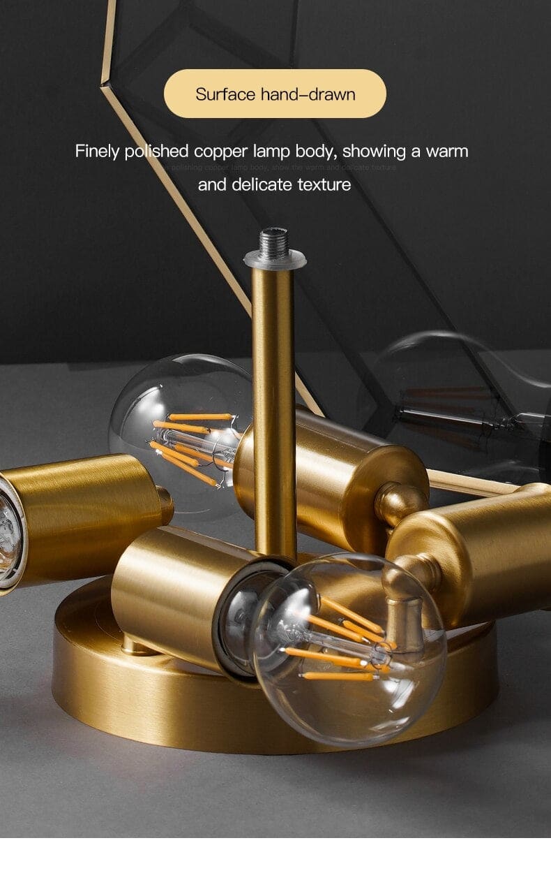 Copper 4-lights Flush Mount Ceiling Light Fixtures | Low Living Room Bedroom Dining - Mounts