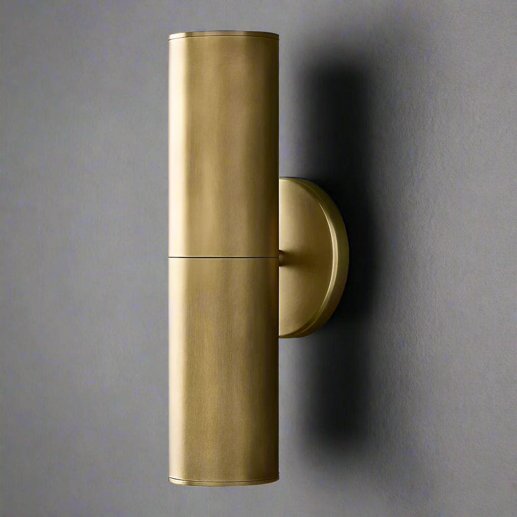 Led Wall Lamps - Decorative Sconces for Bathroom Living Room - Copper Finish