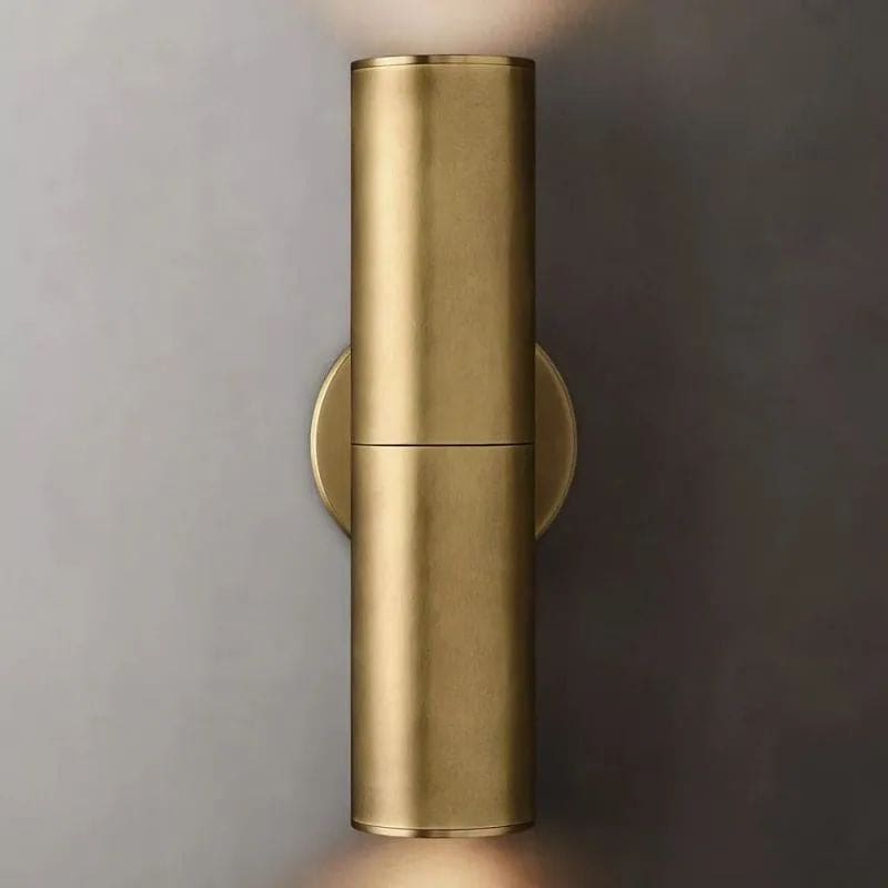 Led Wall Lamps - Decorative Sconces for Bathroom Living Room - Copper Finish
