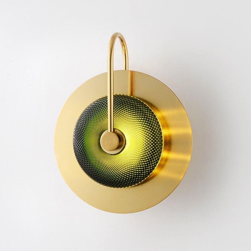 Crystal Green Wall Lamp | Mid-century Modern Lighting Sconces | Casalola