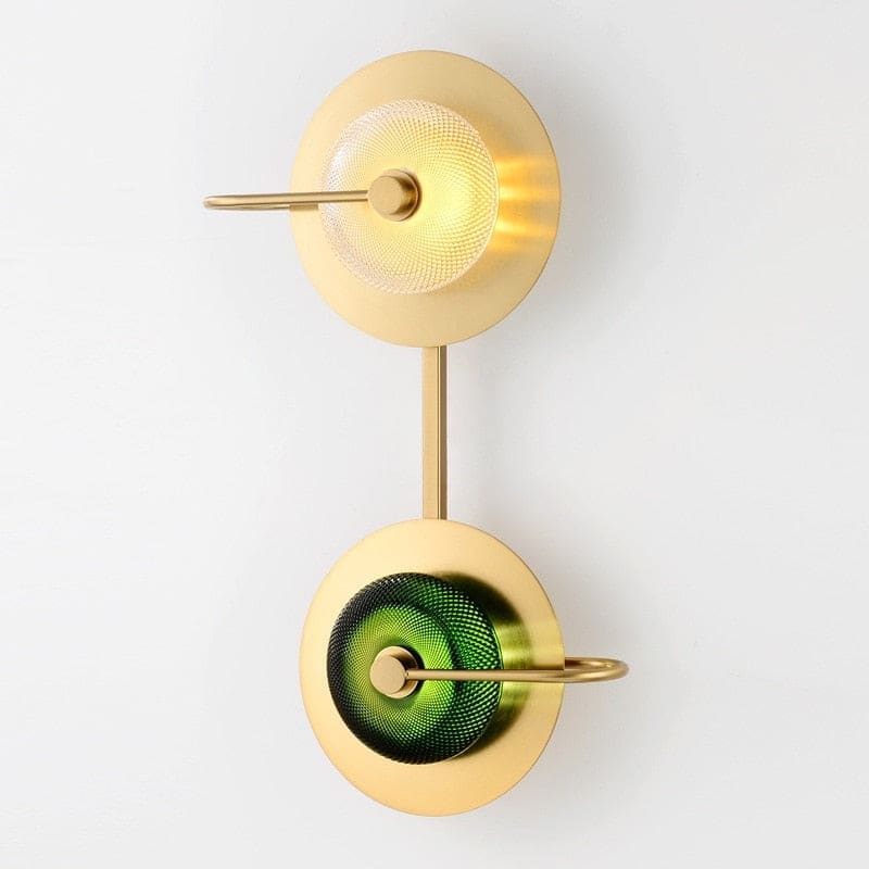 Crystal Green Wall Lamp | Mid-century Modern Lighting Sconces | Casalola