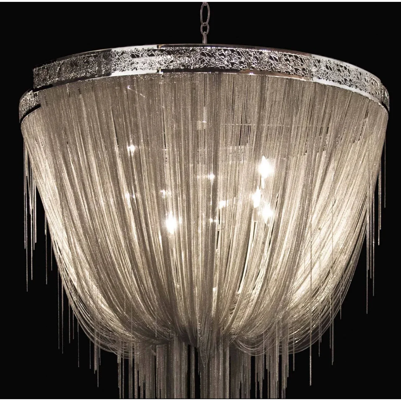 Modern Crystal Chandelier – Elegant Ceiling Light for Living Room Dining and Kitchen