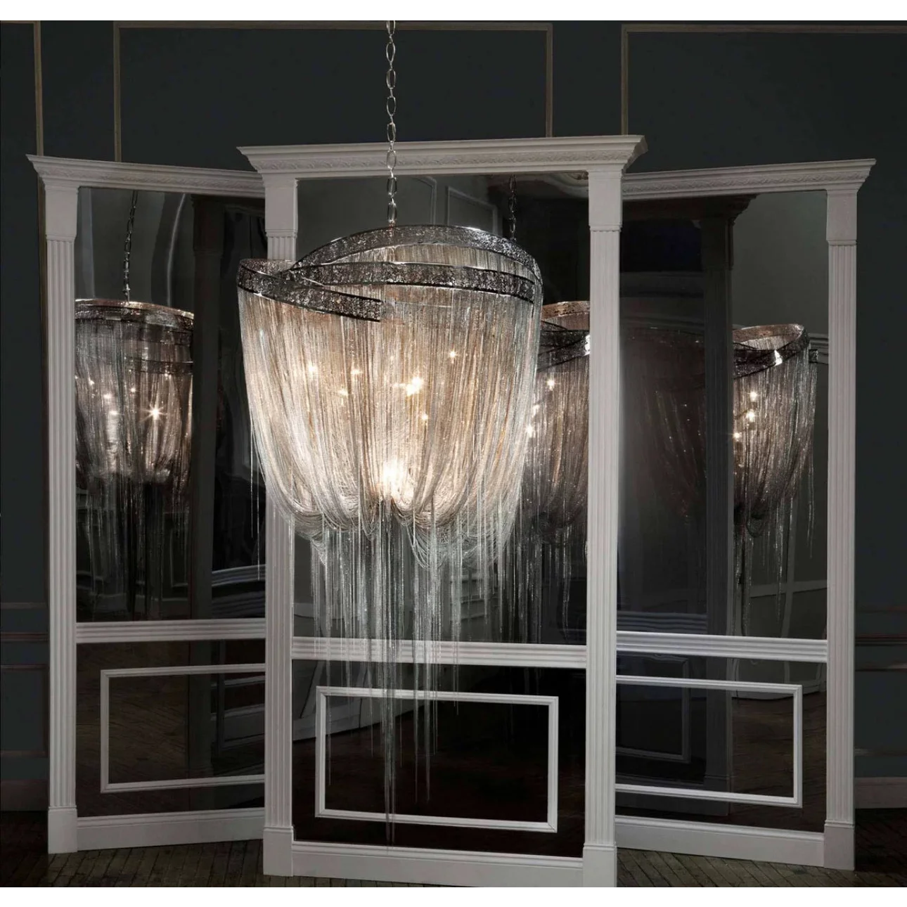 Modern Crystal Chandelier – Elegant Ceiling Light for Living Room Dining and Kitchen