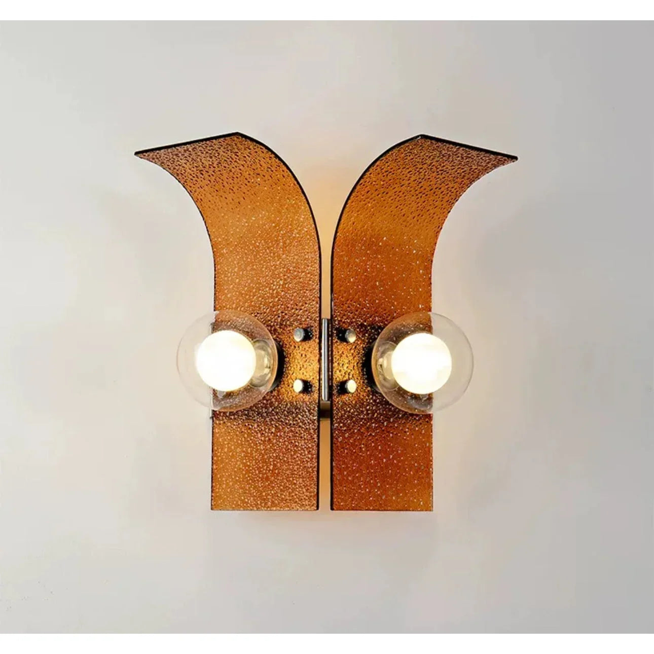 Modern Glass Wall Light 37x40cm 3000k Led