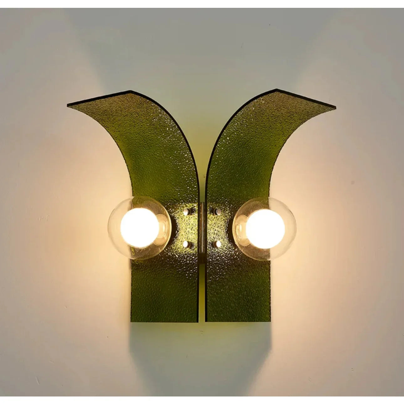 Modern Glass Wall Light 37x40cm 3000k Led