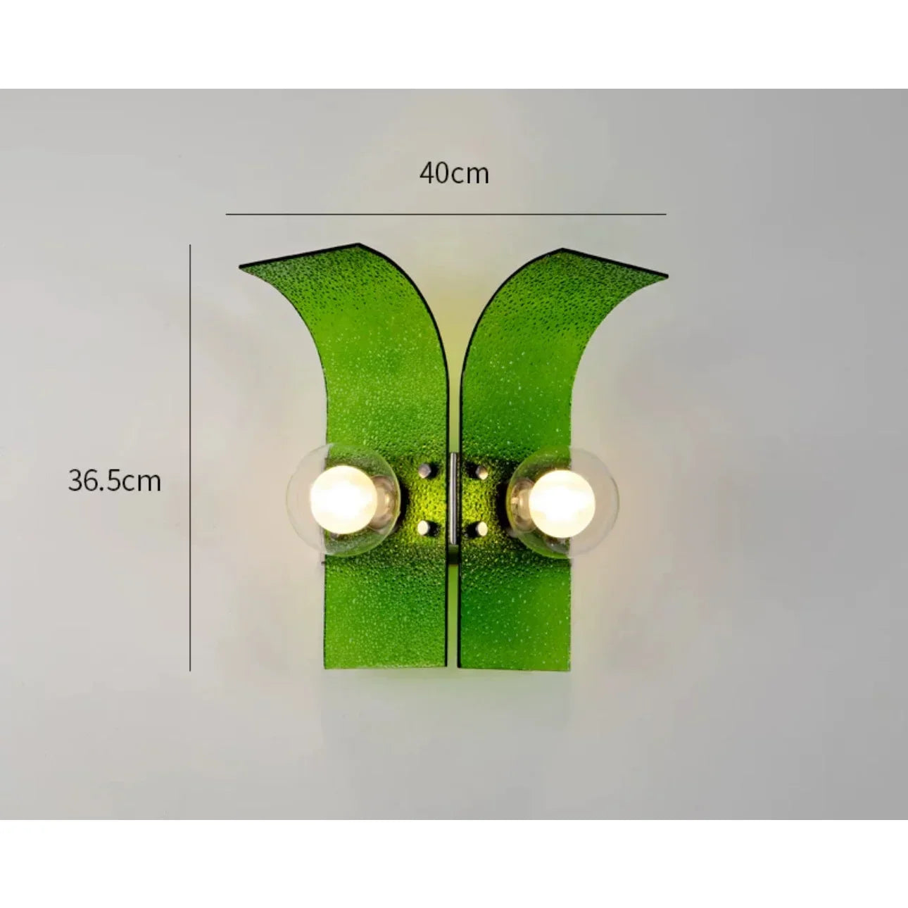 Modern Glass Wall Light 37x40cm 3000k Led