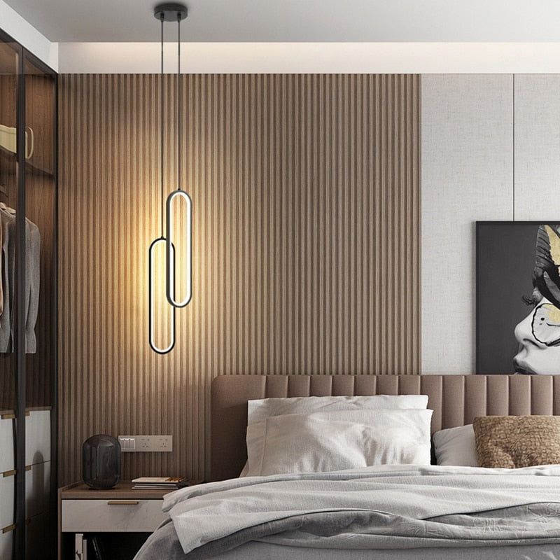 Modern Pendant Lighting | Metal Ring Led Gold Ceiling Light Fixtures | Casalola - Lamps