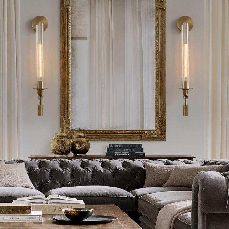Candle Wall Sconces for Living Room Dining Hotel - Vintage Decor