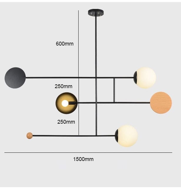 Linear Kitchen Pendant Lighting | Modern Ceiling Light Fixtures Dining Room Living | Casalola - Chandeliers