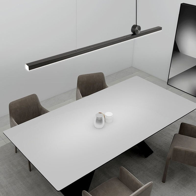 Modern Linear Led Ceiling Light Fixtures | Kitchen Pendant Lighting | Dining Room Lamps - Lamps