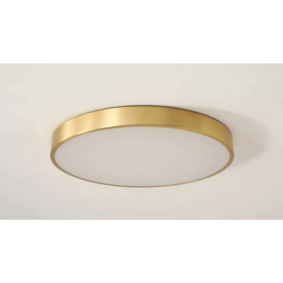 Brass Flush Mount Ceiling Light for Bedroom and Hallway | Ultra Slim 1.6 in 11.8 15.7 or 19.7 Led Casalola Lights