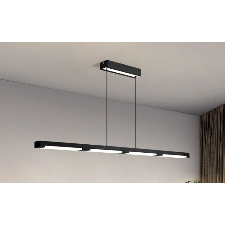 Modern Led Semi-flush Mount | Black Kitchen Pendant Lighting | Casalola - Lamps