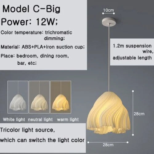 Modern Pendant Lighting | Hanging Lights for Kitchen | White Minimalist Ceiling | Casalola