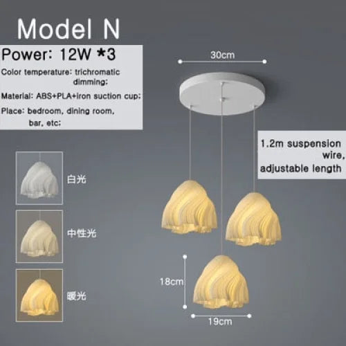 Modern Pendant Lighting | Hanging Lights for Kitchen | White Minimalist Ceiling | Casalola